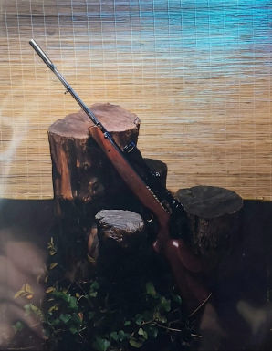 photo of one of the team members air riffle 