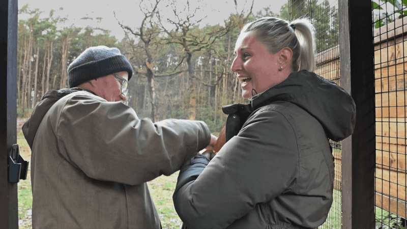 lady clay pigeon shooter having a great time her family and friends at Manchester clay pigeon club