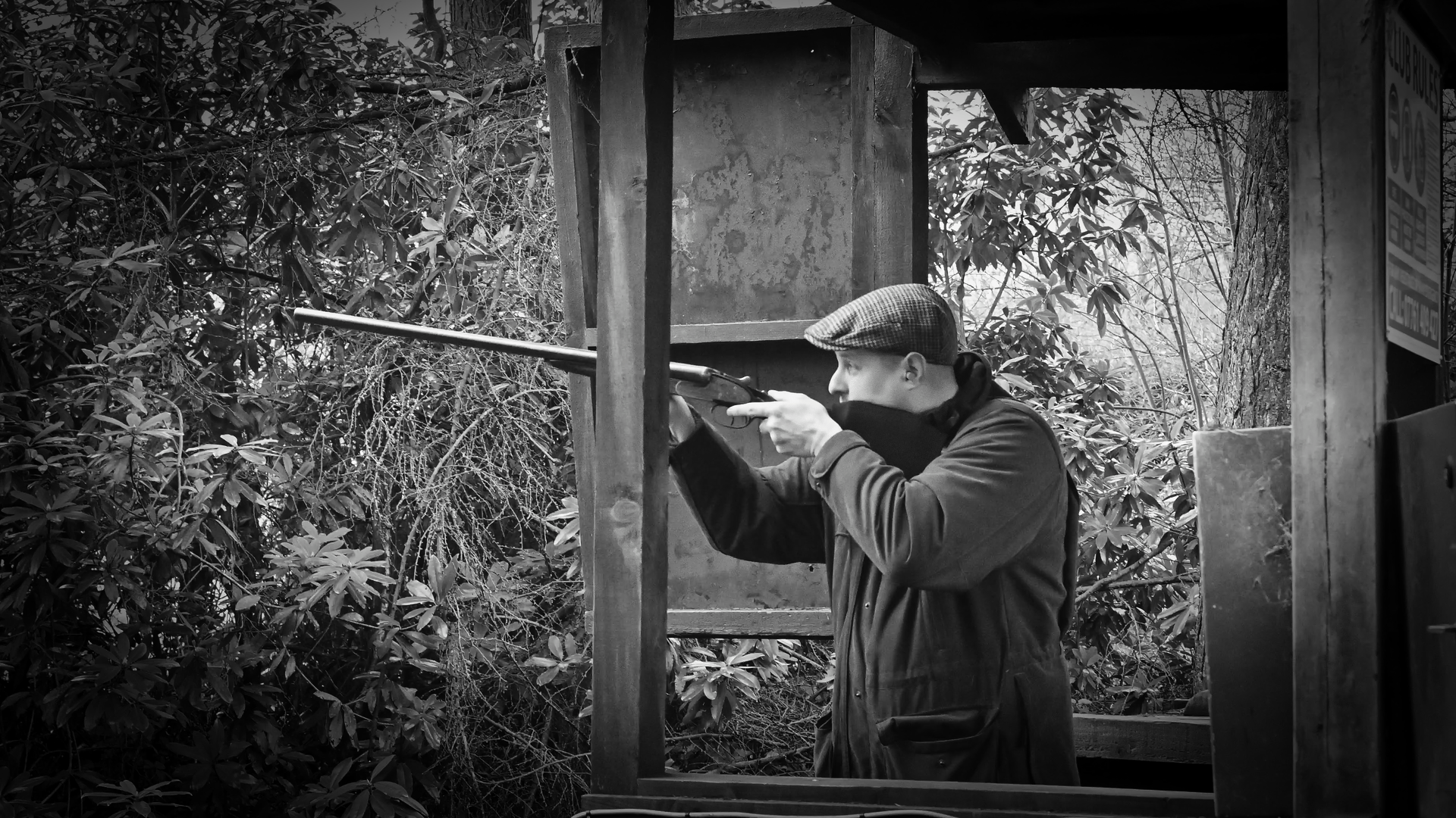young man hit the clays for fun at Manchester pigeon club